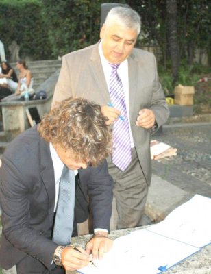 Primarul Urdea a semnat înfrăţirea dintre Limanu şi Santa Marinella, la Roma
